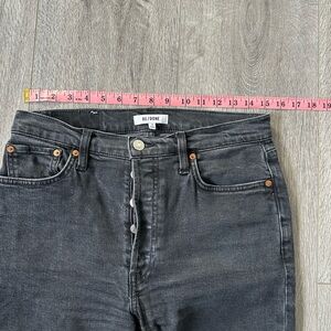 Re/Done Charcoal Denim Jeans
